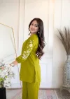 Si 421 Sulb Cotton With Embroidery Work Co Ord Set